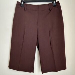 Apt 9 Maxwell Brown News Boy Capri Bermuda Walking Dress Shorts Size 4
